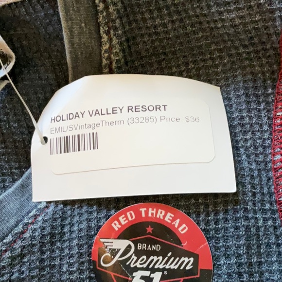 NWT Holiday Valley Premium 51 Long Sleeve Thermal Tee, Size Large - Picture 10 of 10